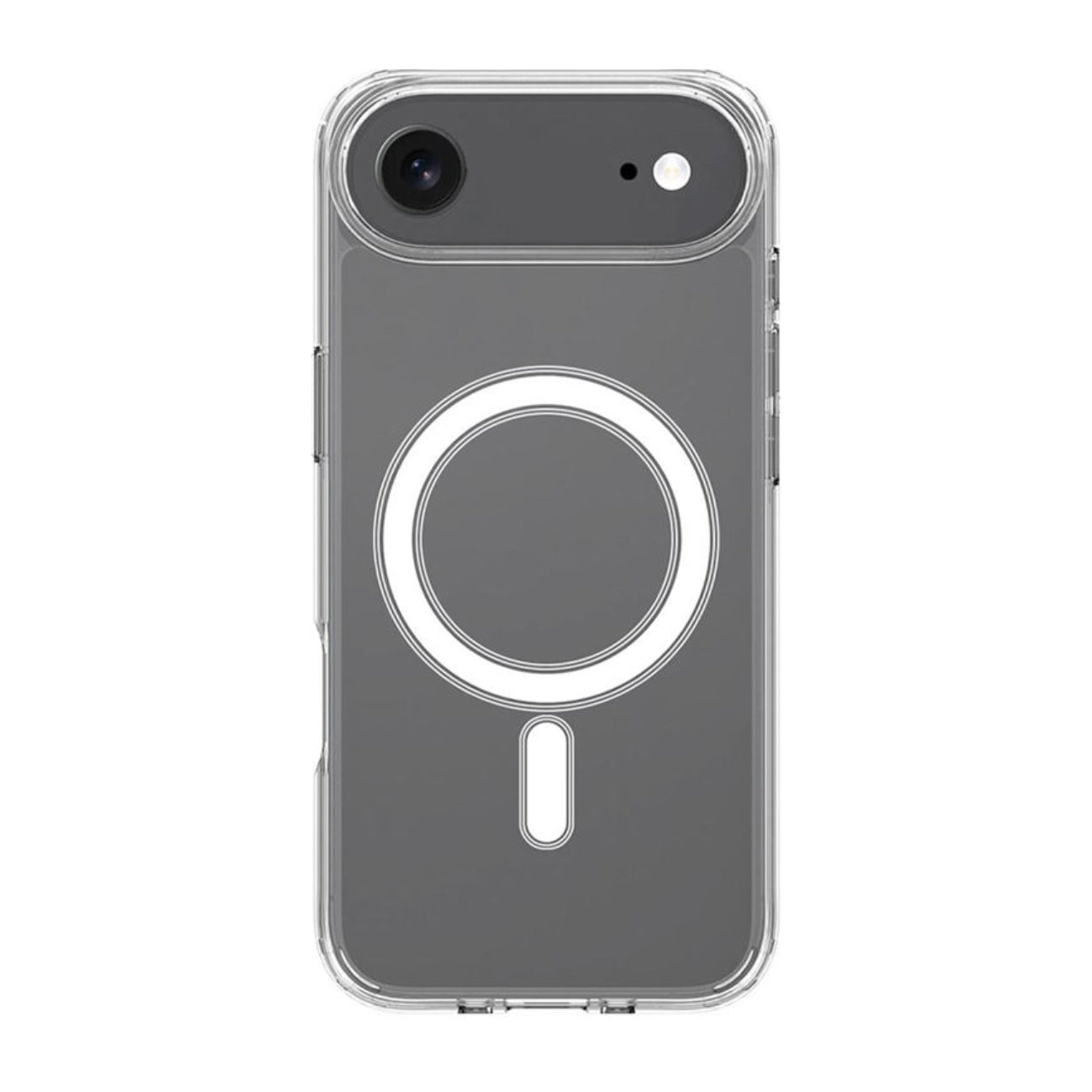 Magnetic Wireless Charging TPU Bumper Case For iPhone 17 AIR In Clear , SKU: PC34-IPH17PROCL